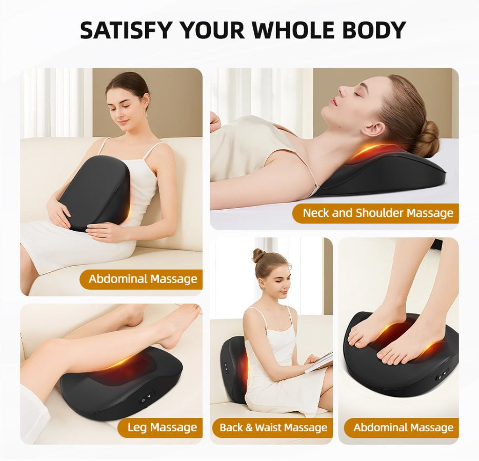 ComfortWave Rotating Massage Cushion with Heat